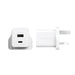 EAN 5715685027567 - PanzerGlass empower™ by ® Turbo 35W Charger incl. USB-C + USB-A | UK Plug| Silver White Blanco imagen 5