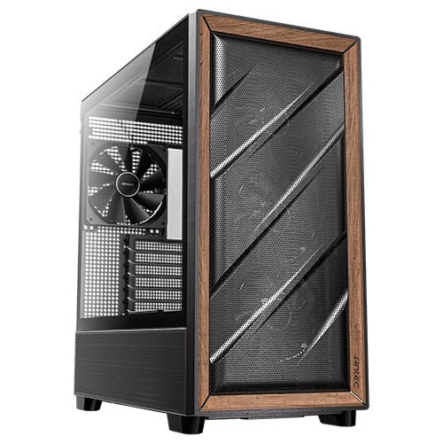 EAN 0761345101332 - Antec 0-761345-10133-2 carcasa de ordenador Midi Tower Negro, Madera imagen 1