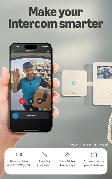 EAN 840414680760 - Amazon Ring Intercom Video sistema de intercomunicación de video Blanco imagen 2