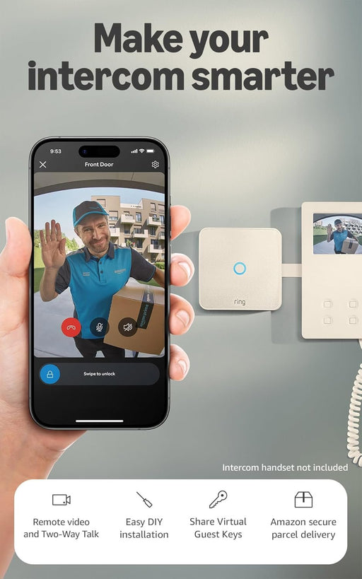 EAN 840414680760 - Amazon Ring Intercom Video sistema de intercomunicación de video Blanco imagen 2