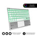 EAN 8436586740603 - SUBBLIM TECLADO SMART BACKLIT TOUCHPAD BLUETOOTH SILVER QWERTY Español Plata, Blanco imagen 1