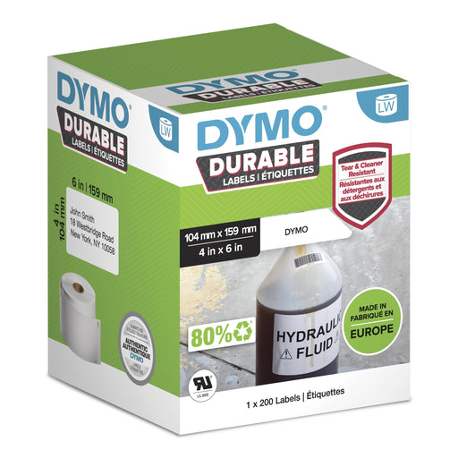 EAN 3026981122873 - DYMO Durable Blanco Etiqueta para impresora autoadhesiva imagen 1