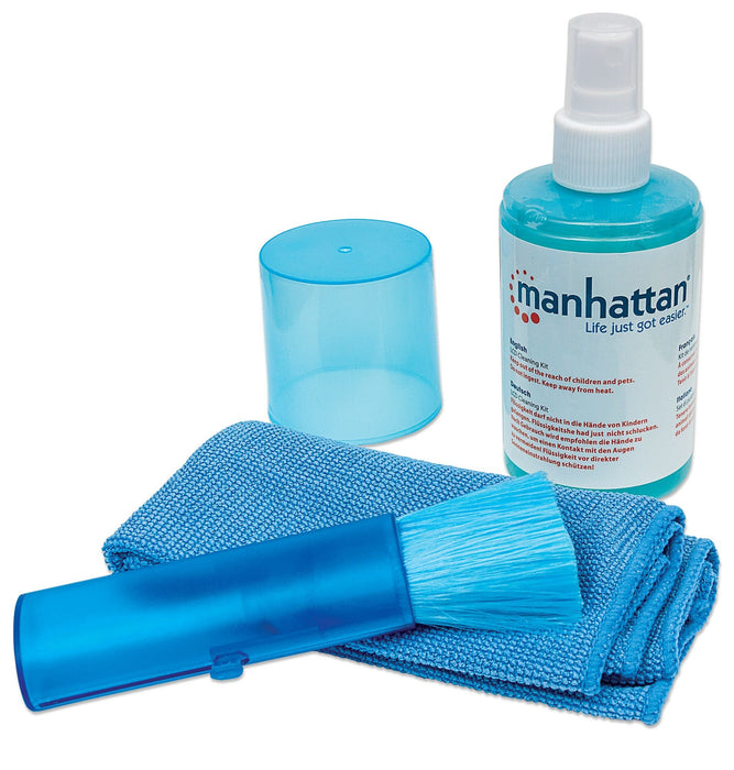 EAN 0766623421027 - Manhattan 421027 kit de limpieza para computadora LCD/TFT/Plasma Líquido y paños secos/húmedos para limpi imagen 1