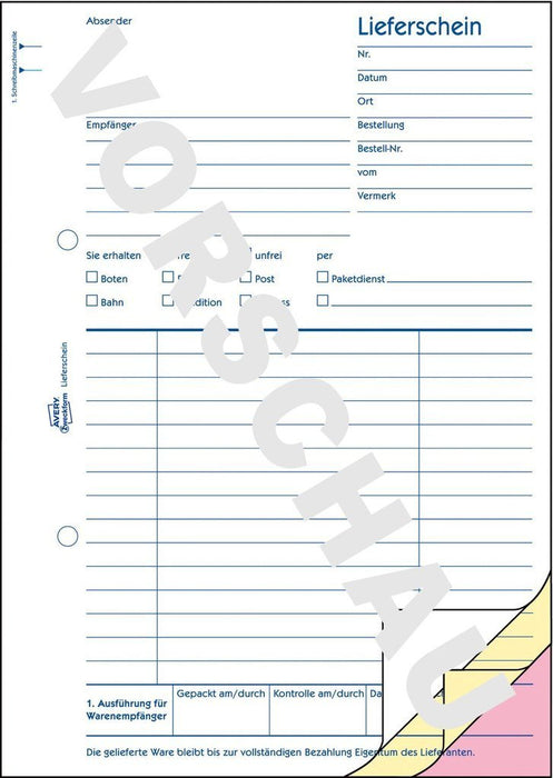 EAN 4004182017210 - Avery 1721 hoja y libro contables A5 40 páginas imagen 2