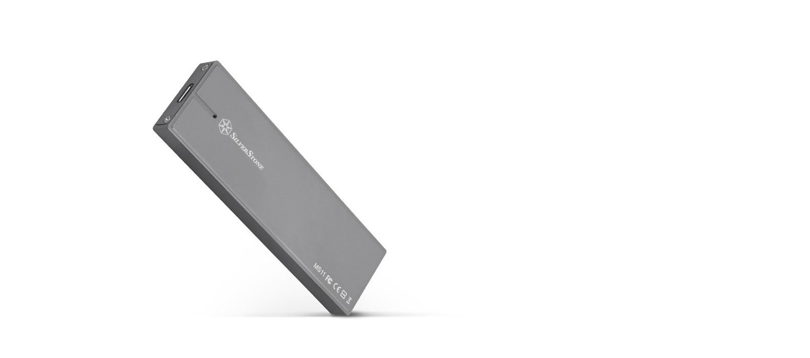 EAN 4710007227473 - Silverstone MS11 Caja externa para unidad de estado sólido (SSD) Carbón vegetal M.2 imagen 2