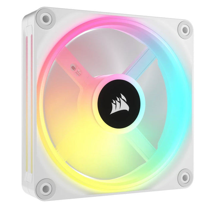 EAN 0840006697985 - Corsair iCUE LINK QX120 RGB Carcasa del ordenador Ventilador 12 cm Blanco 3 pieza(s) imagen 1