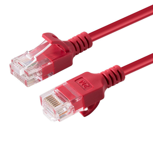 EAN 5704174044703 - Microconnect V-UTP6A10R-SLIM cable de red Rojo 10 m Cat6a U/UTP (UTP) imagen 1