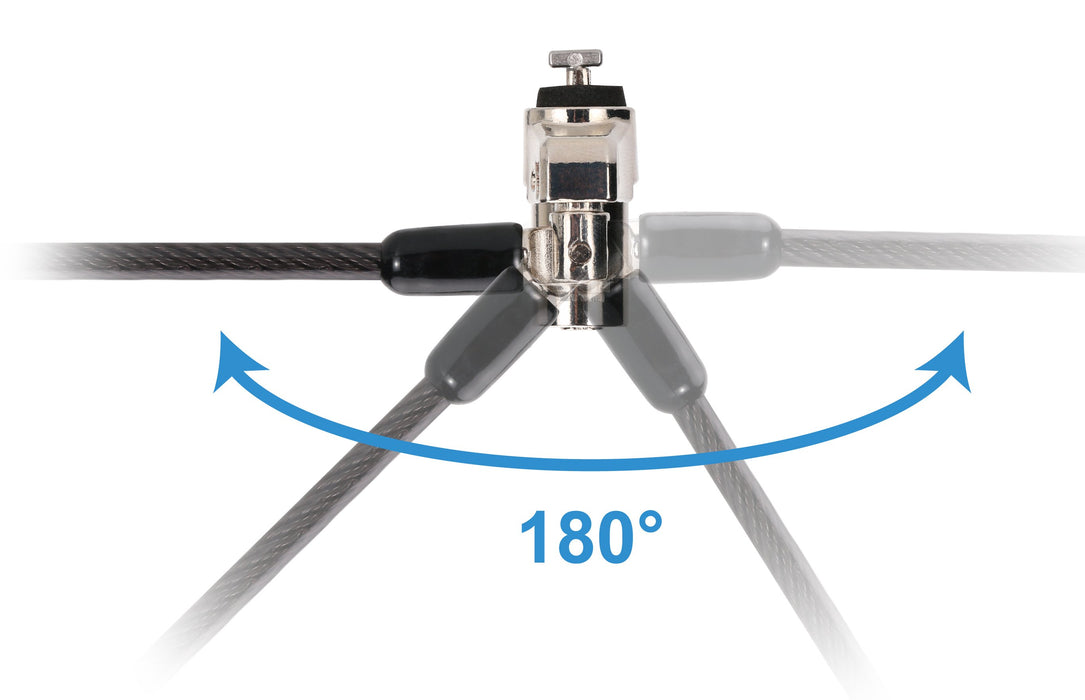 EAN 4015867245309 - Conceptronic CUSTODIO02BSM cable antirrobo Negro 1,8 m imagen 6