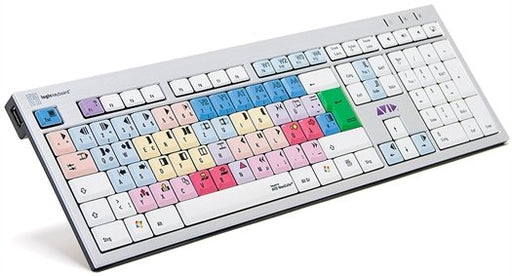 EAN 5707795006570 - Logickeyboard Avid NewsCutter teclado USB QWERTZ Alemán Aluminio imagen 1