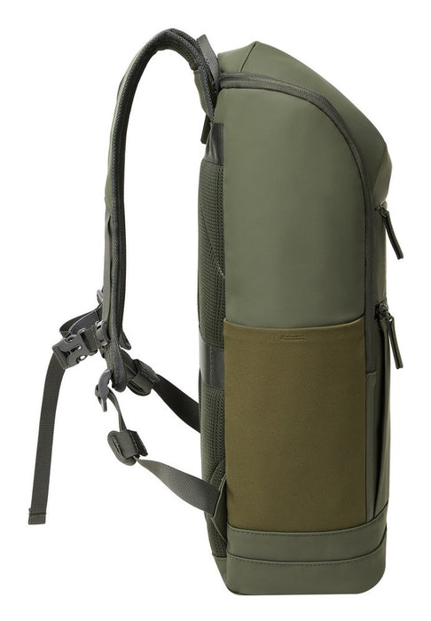 EAN 4260709015644 - Rivacase Eden mochila Mochila de viaje Oliva cuero PU, Poliéster, Tereftalato de polietileno reciclado (r imagen 6