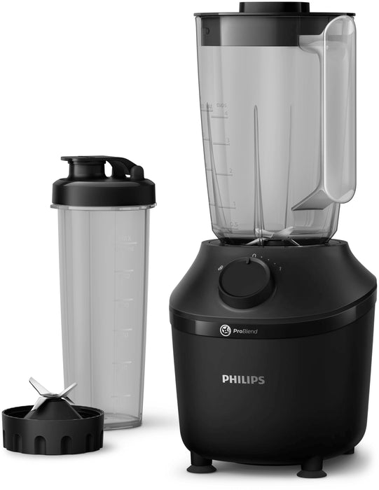 EAN 8720389001390 - Philips 3000 series HR2041/41 licuadora 1 L Batidora de vaso 450 W Negro imagen 1