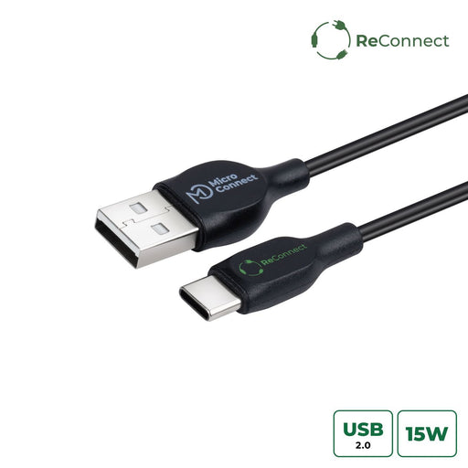 EAN 5715063597507 - Microconnect ECO-USB3.1CCHAR3B cable USB USB 2.0 3 m USB A USB C Negro imagen 1