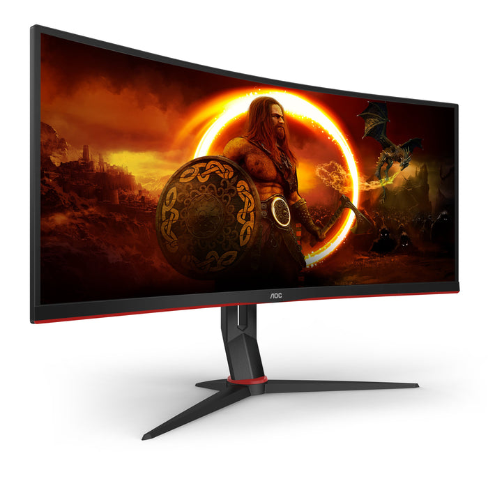 EAN 4038986117005 - AOC G2 CU34G2X/BK pantalla para PC 86,4 cm (34") 3440 x 1440 Pixeles Quad HD LED Negro, Rojo imagen 6