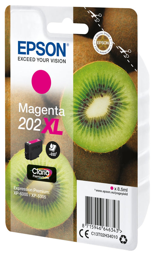 EAN 8715946646343 - Epson Kiwi 202XL cartucho de tinta 1 pieza(s) Original Alto rendimiento (XL) imagen 2