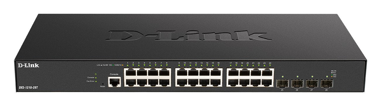 EAN 0790069456800 - D-Link DXS-1210-28T switch Gestionado L2/L3 10G Ethernet (100/1000/10000) 1U Negro imagen 1