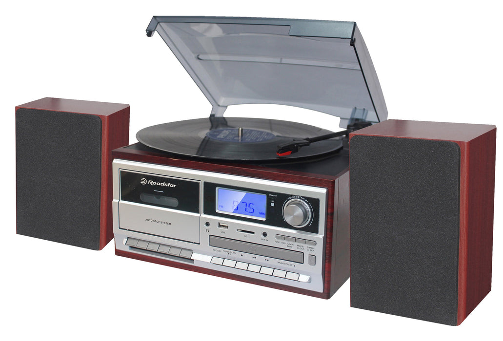 EAN 7621800032850 - Roadstar HIF-8892EBT sistema de audio para el hogar 8 W Cereza (fruta), Plata, Madera imagen 1