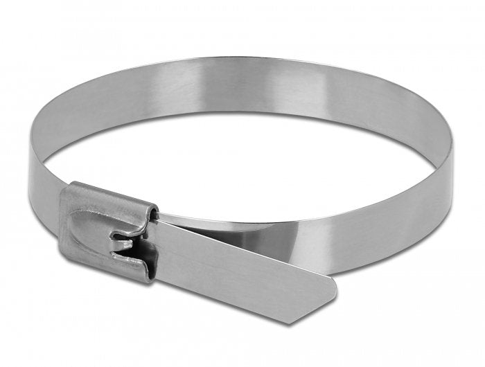 EAN 4043619187751 - DeLOCK 18775 presilla Brida reutilizable Acero inoxidable 10 pieza(s) imagen 2