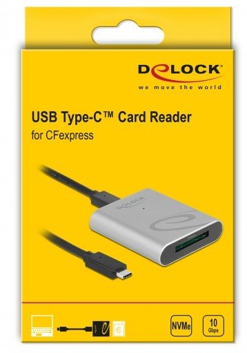 EAN 4043619917518 - DeLOCK 91751 lector de tarjeta USB 3.2 Gen 1 (3.1 Gen 1) Type-C Plata imagen 2