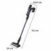 EAN 3221616113398 - Rowenta RH6A31 Aspiradora escoba 2 en 1 Batería Secar Sin bolsa 140 W Negro, Púrpura imagen 2