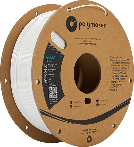 EAN 6938936710042 - Polymaker PB01002 material de impresión 3d Polietileno tereftalato glico (PETG) Blanco 1 kg imagen 1