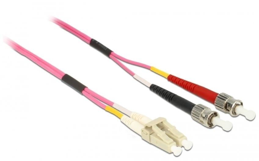 EAN 4043619865475 - DeLOCK Cable Optical Fibre LC to ST Multi-mode Cable de fibra óptica e InfiniBand Violeta imagen 1