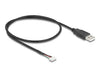 EAN 4043619121090 - DeLOCK 12109 cable USB USB 2.0 0,6 m USB A 5-pin terminal block Negro imagen 3