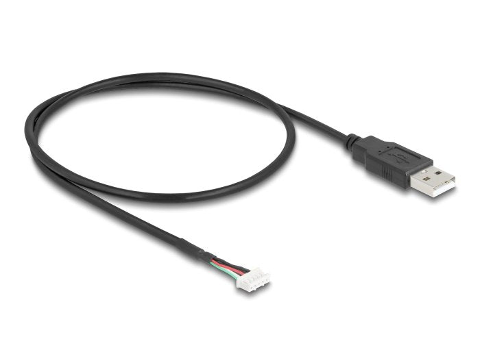 EAN 4043619121090 - DeLOCK 12109 cable USB USB 2.0 0,6 m USB A 5-pin terminal block Negro imagen 3