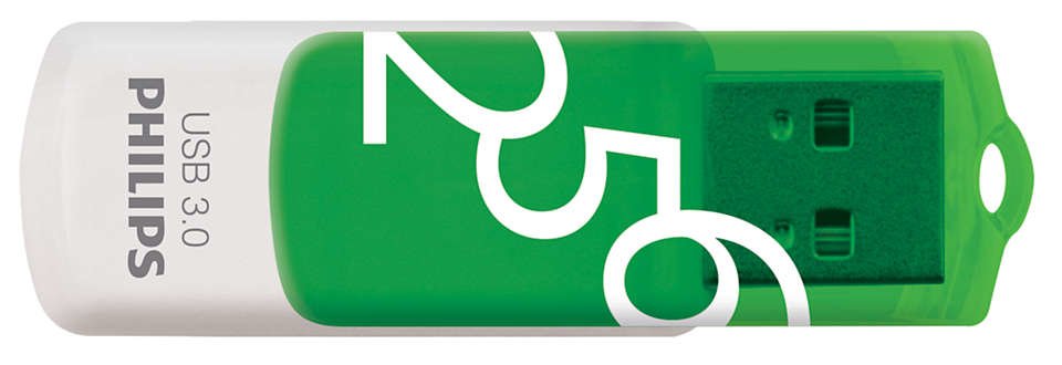 EAN 8719274667810 - Philips FM25FD00B/00 unidad flash USB 256 GB USB tipo A 3.2 Gen 1 (3.1 Gen 1) Verde, Blanco imagen 2