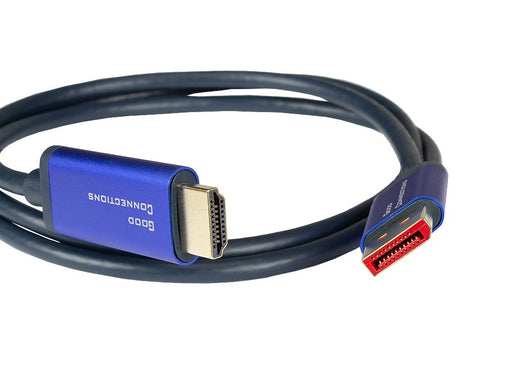 EAN 4014619709083 - Alcasa 4860-SF010B adaptador de cable de vídeo 1 m DisplayPort HDMI Azul imagen 2