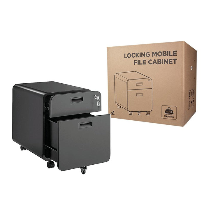 EAN 4052792075991 - LogiLink EO0080 cajonera para oficina Negro Acero, Plástico imagen 5