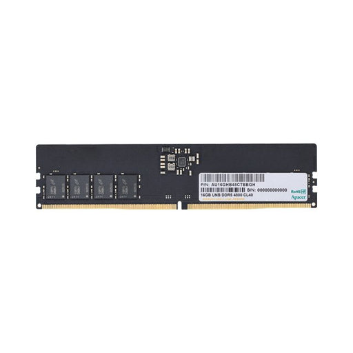 EAN 4712389909862 - Apacer AU16GHB56CVBBGH_T módulo de memoria 16 GB 1 x 16 GB DDR5 5600 MT/s 288-pin DIMM ECC imagen 1