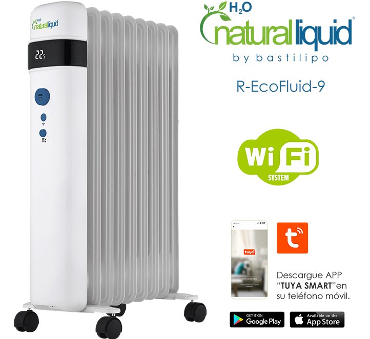 EAN 8437000867982 - Bastilipo R-EcoFluid-9 Interior Blanco 1500 W Radiador sin aceite imagen 2