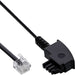 EAN 4043718186426 - InLine 18655 cable telefónico 0,5 m Negro imagen 1