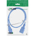 EAN 4043718297153 - InLine 16504B cable de transmisión Azul 1,5 m C13 acoplador C14 acoplador imagen 2