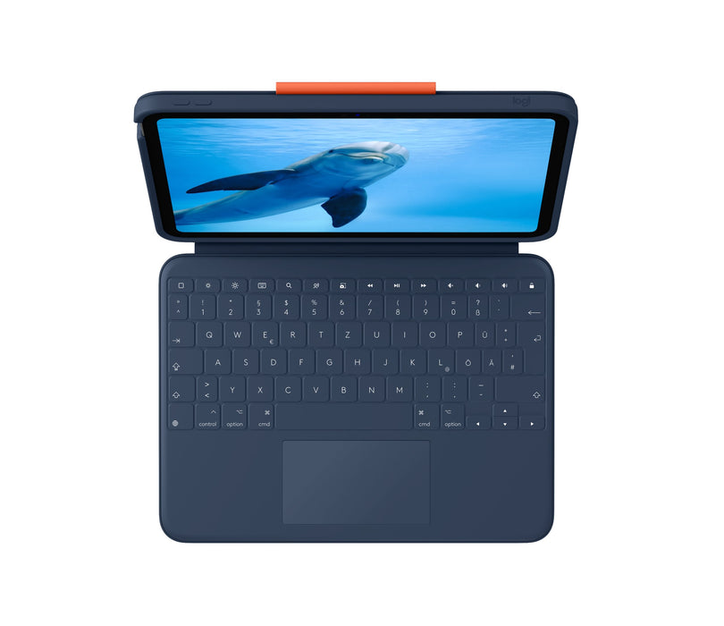 EAN 5099206106895 - Logitech Rugged Combo 4 Touch QWERTZ Alemán Smart Connector Azul imagen 4