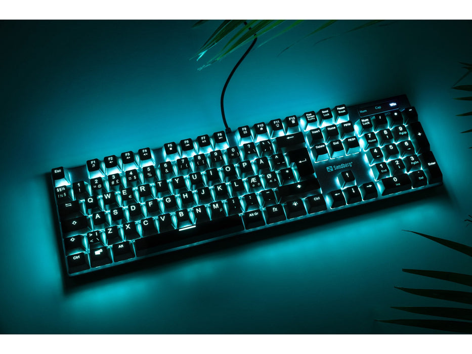 EAN 5705730640292 - Sandberg 640-29 teclado Juego USB QWERTY Nórdico Negro imagen 1