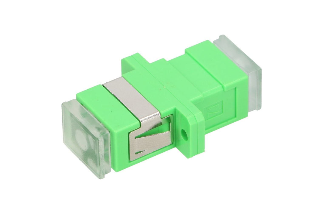 EAN 5903148913520 - Extralink ADAPTER SC/APC SM SIMPLEX GREEN TRANSPARENT DUST CAPS - Adapter adaptador de fibra óptica SC/AP imagen 1