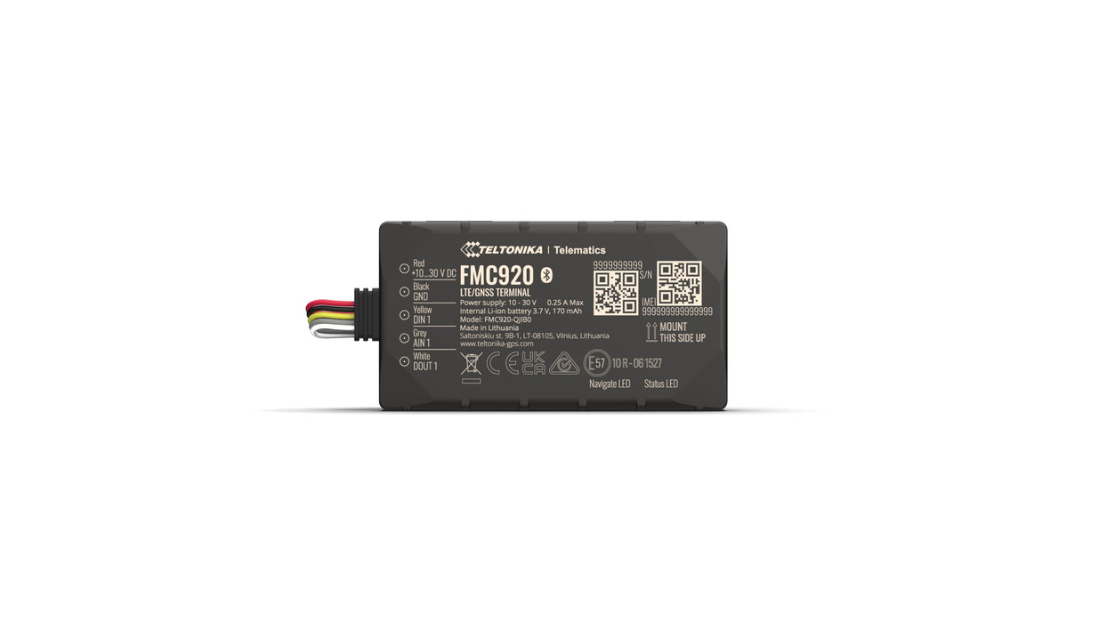 EAN 4779027310381 - Teltonika FMC920-QKIB0 Universal Rastreador de GPS Negro imagen 2