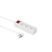 EAN 5704174157977 - Microconnect GRU0033WS base múltiple 3 m 3 salidas AC Blanco imagen 1