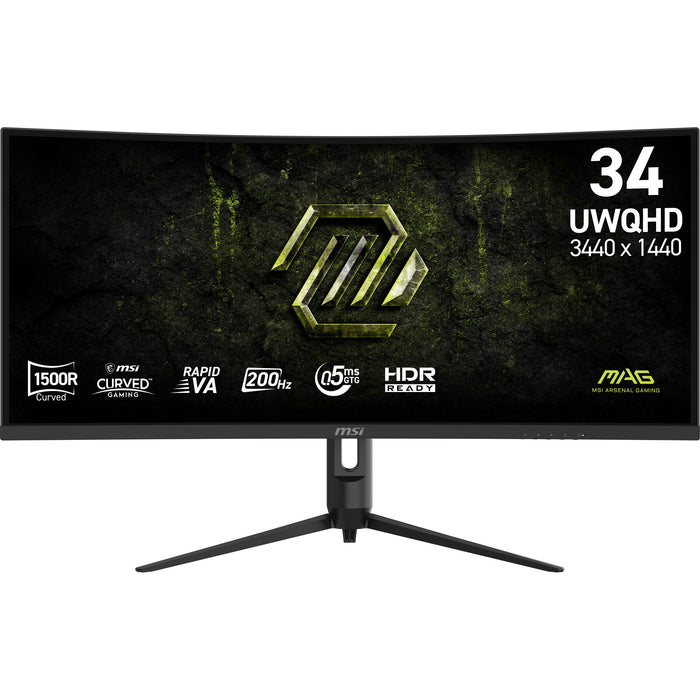 EAN 4711377392426 - MSI MAG 342CQRF E20 pantalla para PC 86,4 cm (34") 3440 x 1440 Pixeles UltraWide Quad HD LCD Negro imagen 1