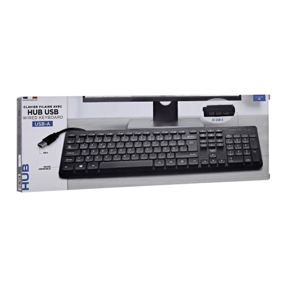 EAN 3303170113813 - T'nB KBHUB teclado USB Negro imagen 6