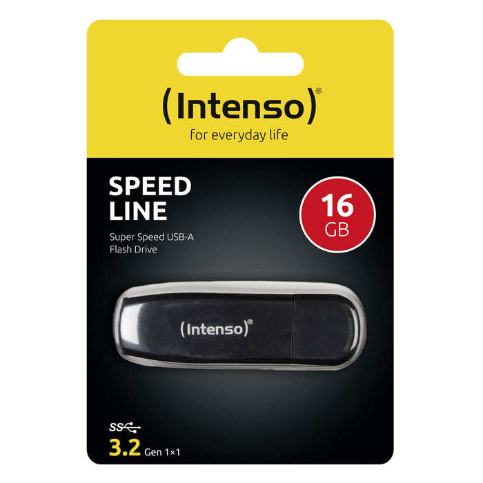 EAN 4034303022120 - Intenso Speed Line unidad flash USB 16 GB USB tipo A 3.2 Gen 1 (3.1 Gen 1) Negro imagen 3