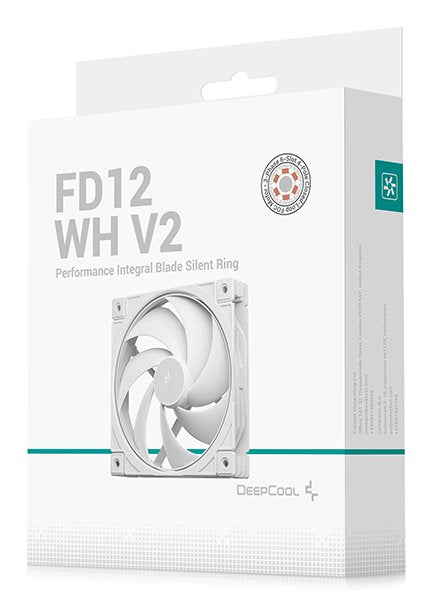 EAN 6933412785408 - DeepCool FD12 WH V2 Carcasa del ordenador Ventilador 12 cm Blanco 1 pieza(s) imagen 6