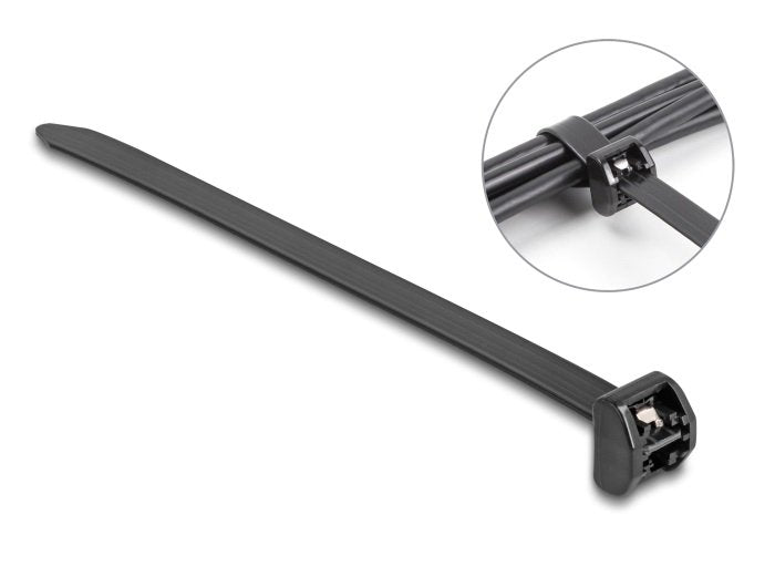 EAN 4043619197309 - DeLOCK 19730 presilla Bridas adherentes para cables Plástico 10 pieza(s) imagen 1