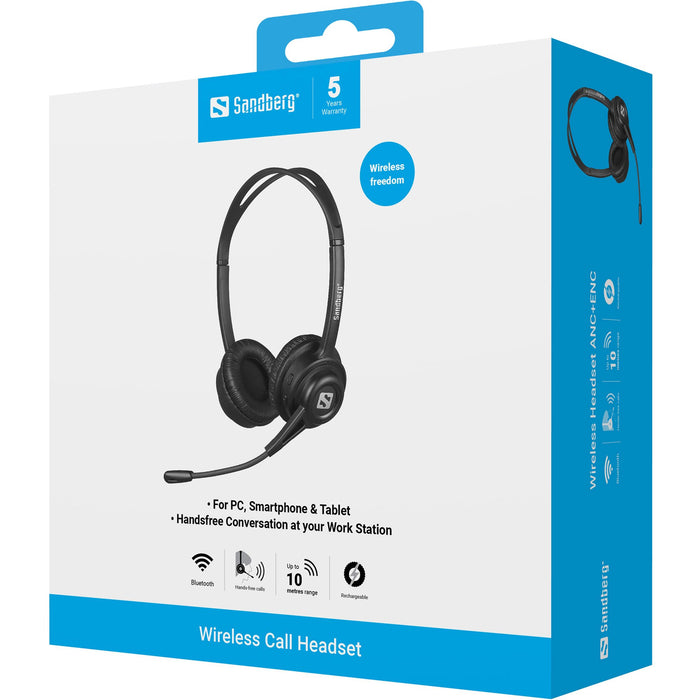 EAN 5705730126437 - Sandberg 126-43 auricular y casco Auriculares Inalámbrico Diadema Música/uso diario Bluetooth Negro imagen 6