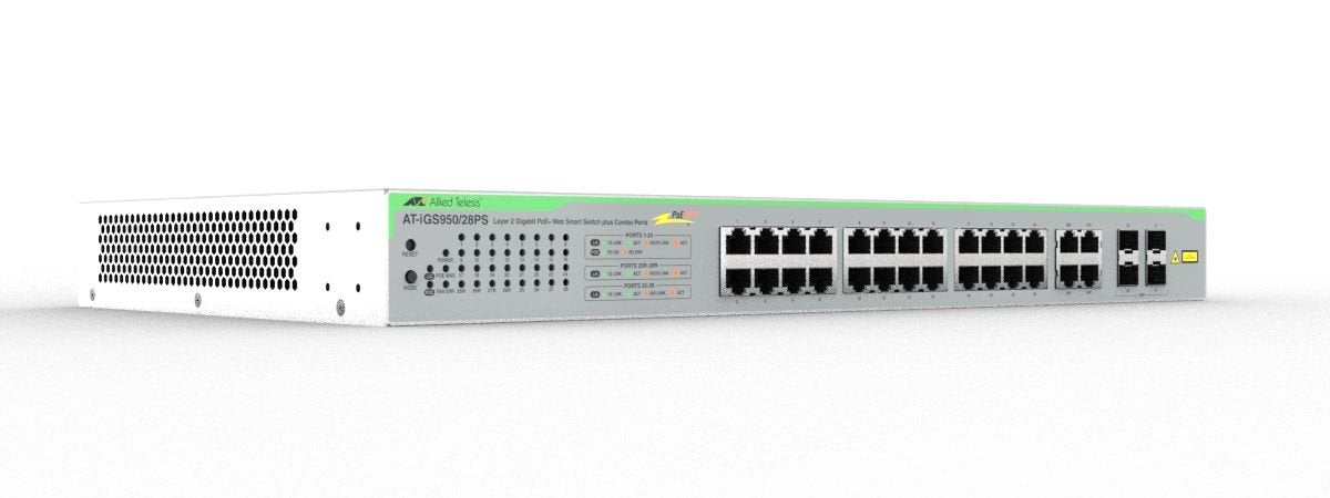 EAN 767035239569 - Allied Telesis iGS950/28PS Gestionado L2 Gigabit Ethernet (10/100/1000) Energía sobre Ethernet (PoE) Monta imagen 28