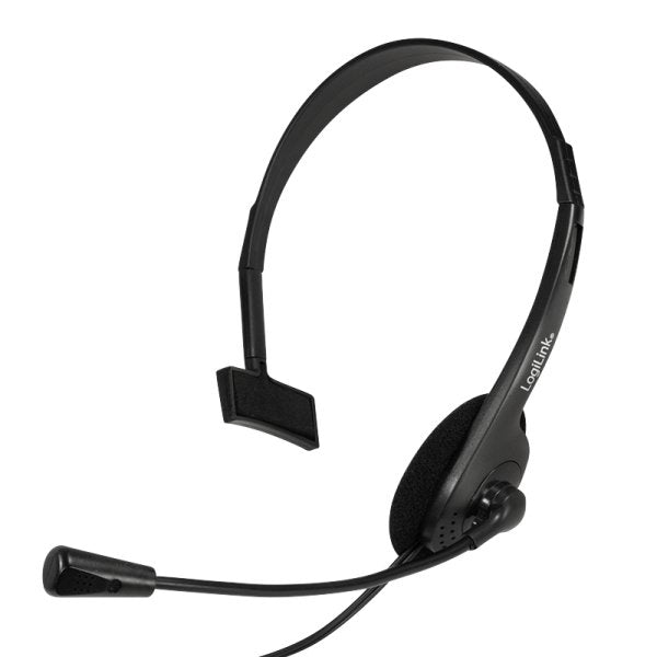 EAN 4052792064131 - LogiLink HS0054 auricular y casco Auriculares Alámbrico Diadema Oficina/Centro de llamadas Negro imagen 4