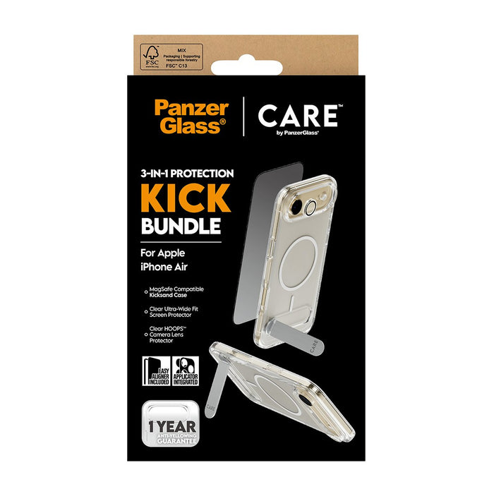 EAN 5715685027345 - PanzerGlass ® | CARE by ® 3-in-1 Feature Kick Bundle iPhone Air Protector de pantalla Apple 1 pieza(s) imagen 3