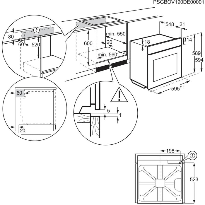 EAN 7333394056043 - AEG Series 5000 OU5AB20SM 72 L 2790 W Acero inoxidable imagen 9
