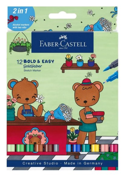 EAN 4005401648154 - Faber-Castell 164815 marcador 12 pieza(s) Multicolor imagen 1